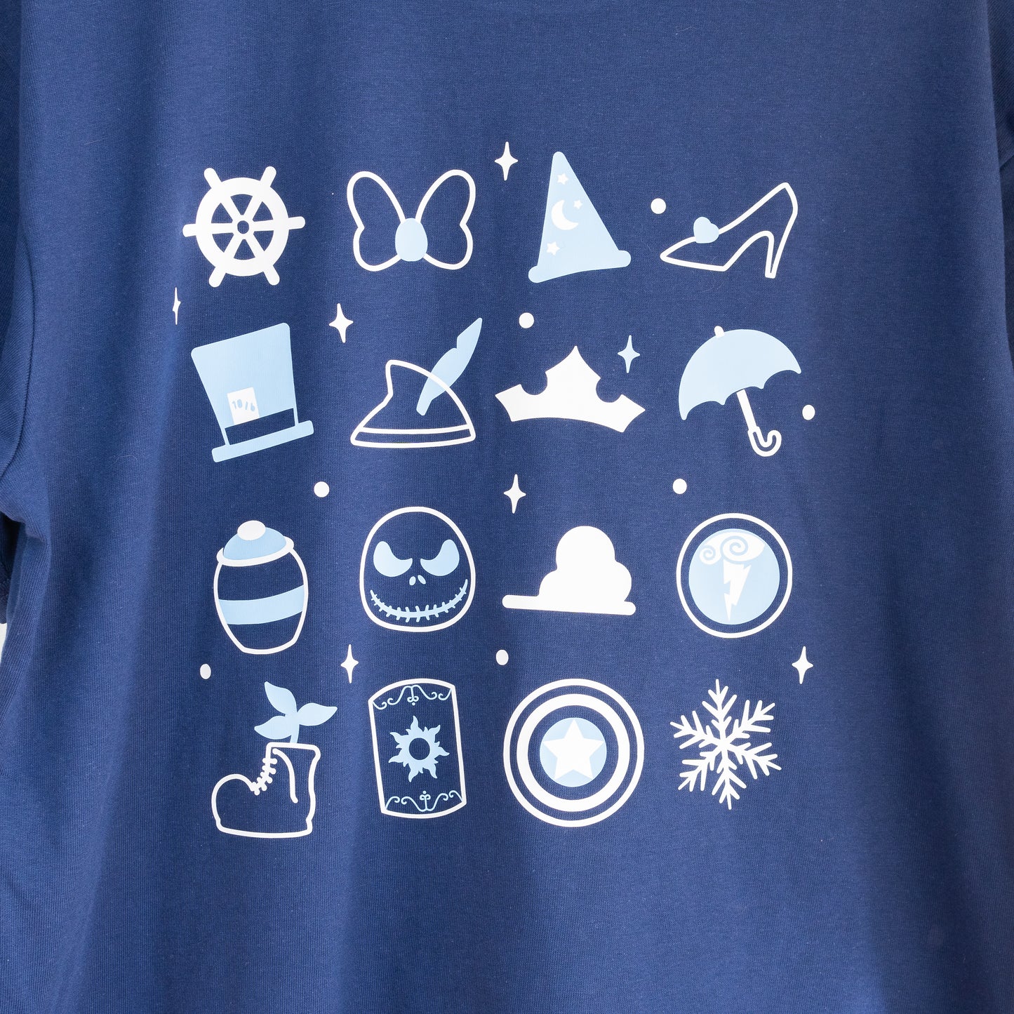 100 Years of Magic Castle Oversized T-Shirt - Blue