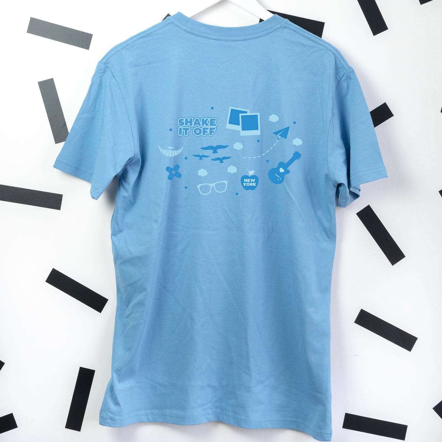 1989 Taylor Swift Embroidered Blue T-Shirt