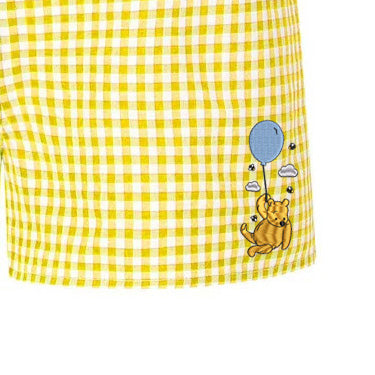 Winnie Balloon Yellow Gingham Shorts