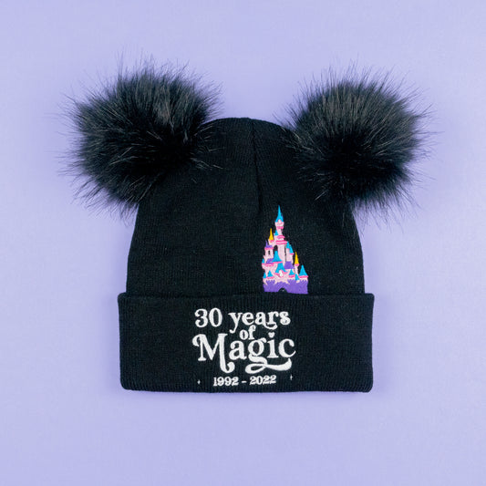 Seconds - DLP 30th Black Pom Pom Beanie