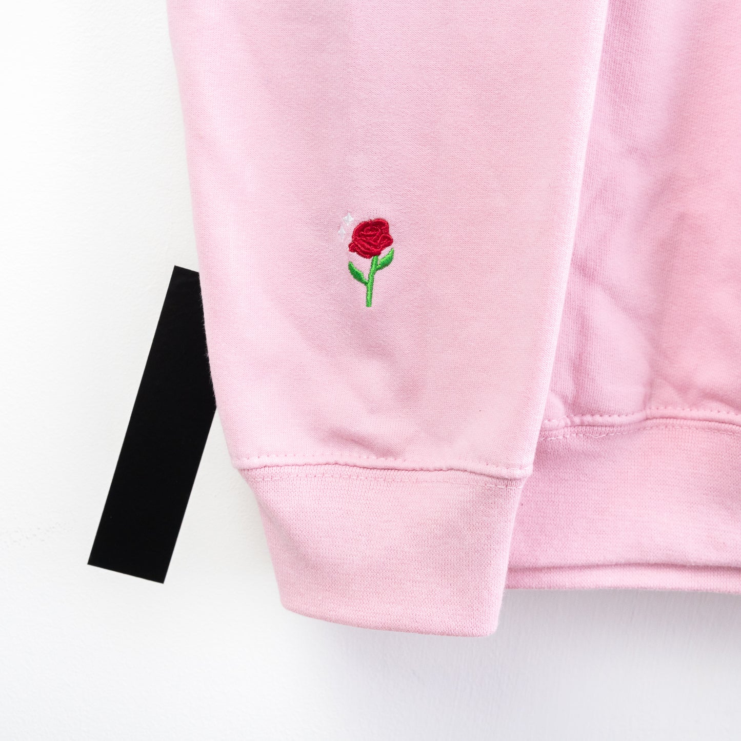 Aurora Embroidered Light Pink Hoodie