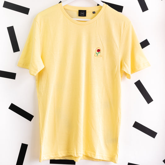 Belle Embroidered T-Shirt - Yellow