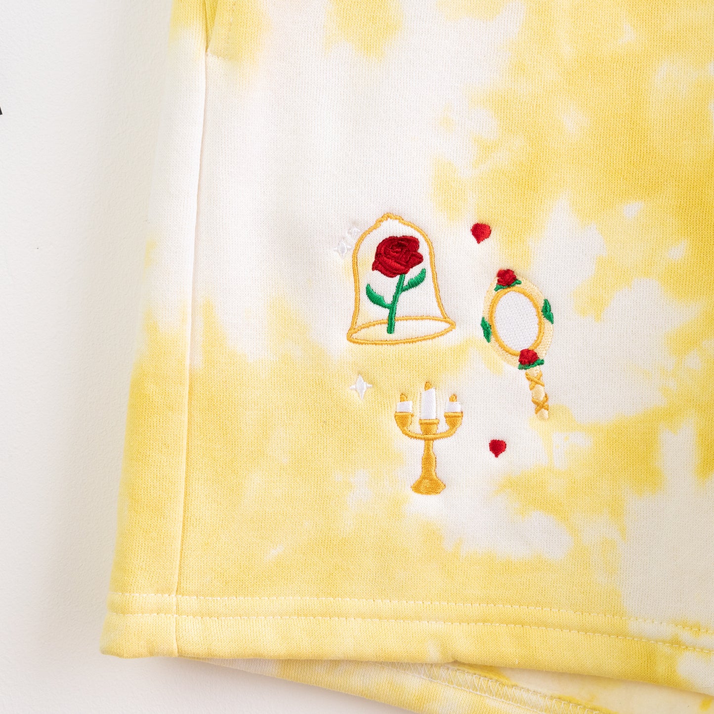 Belle Embroidered Tie Dye Shorts