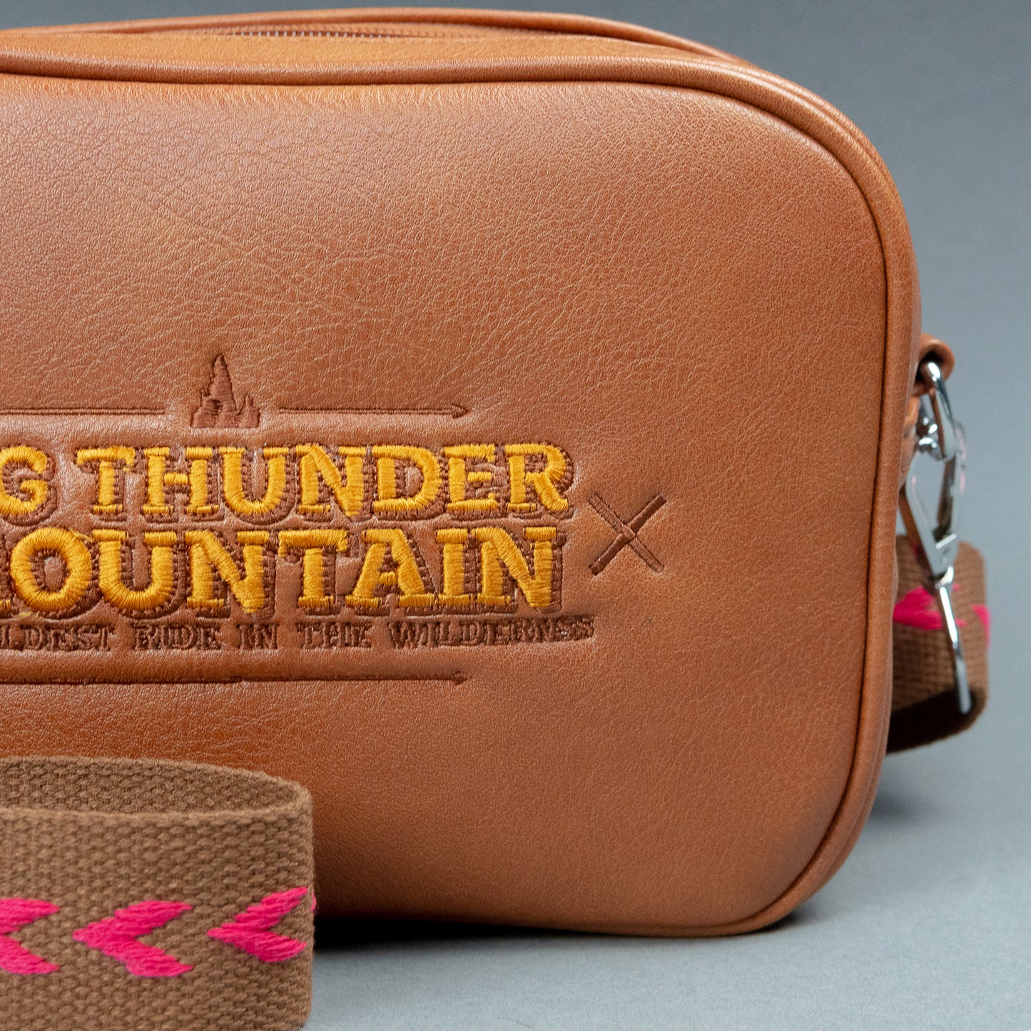 Big Thunder Mountain Embroidered Cross Body Bag