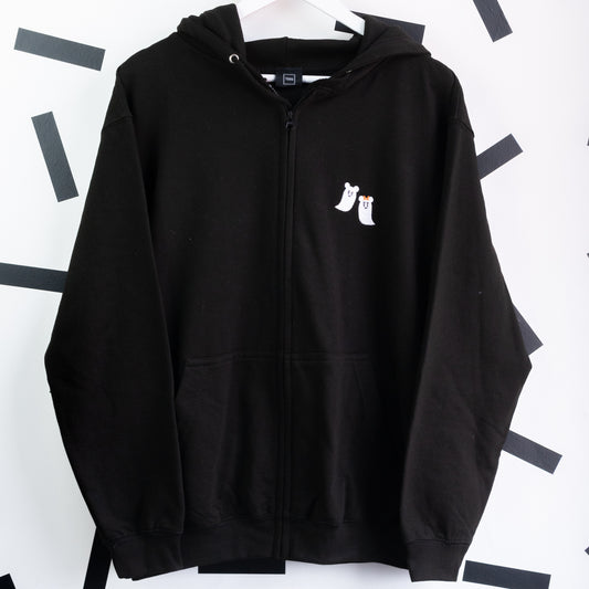 Boo To You Mickey & Minnie Ghosts Zip Up Hoodie