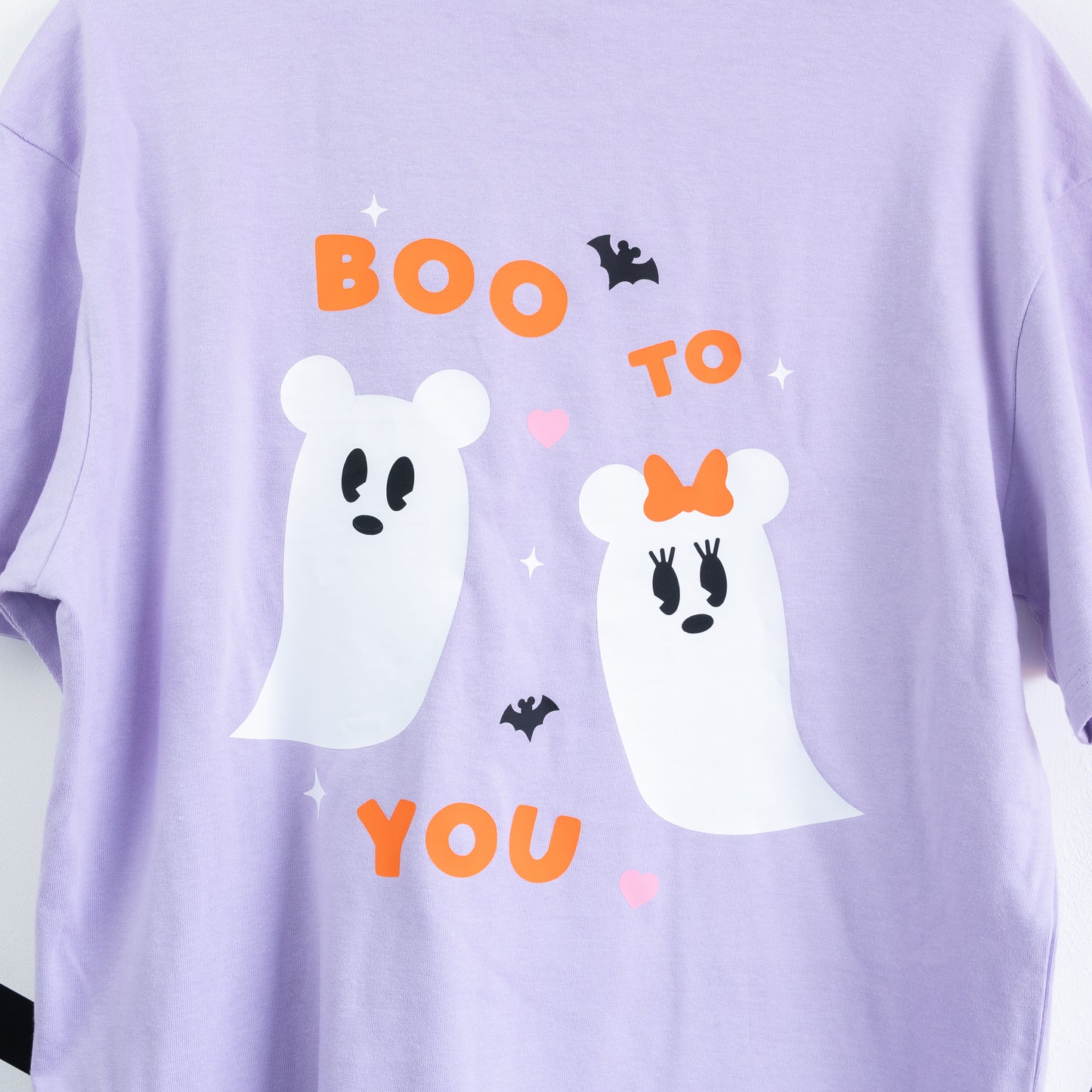 Boo To You Mickey & Minnie Ghosts Oversized T-Shirt - Lilac