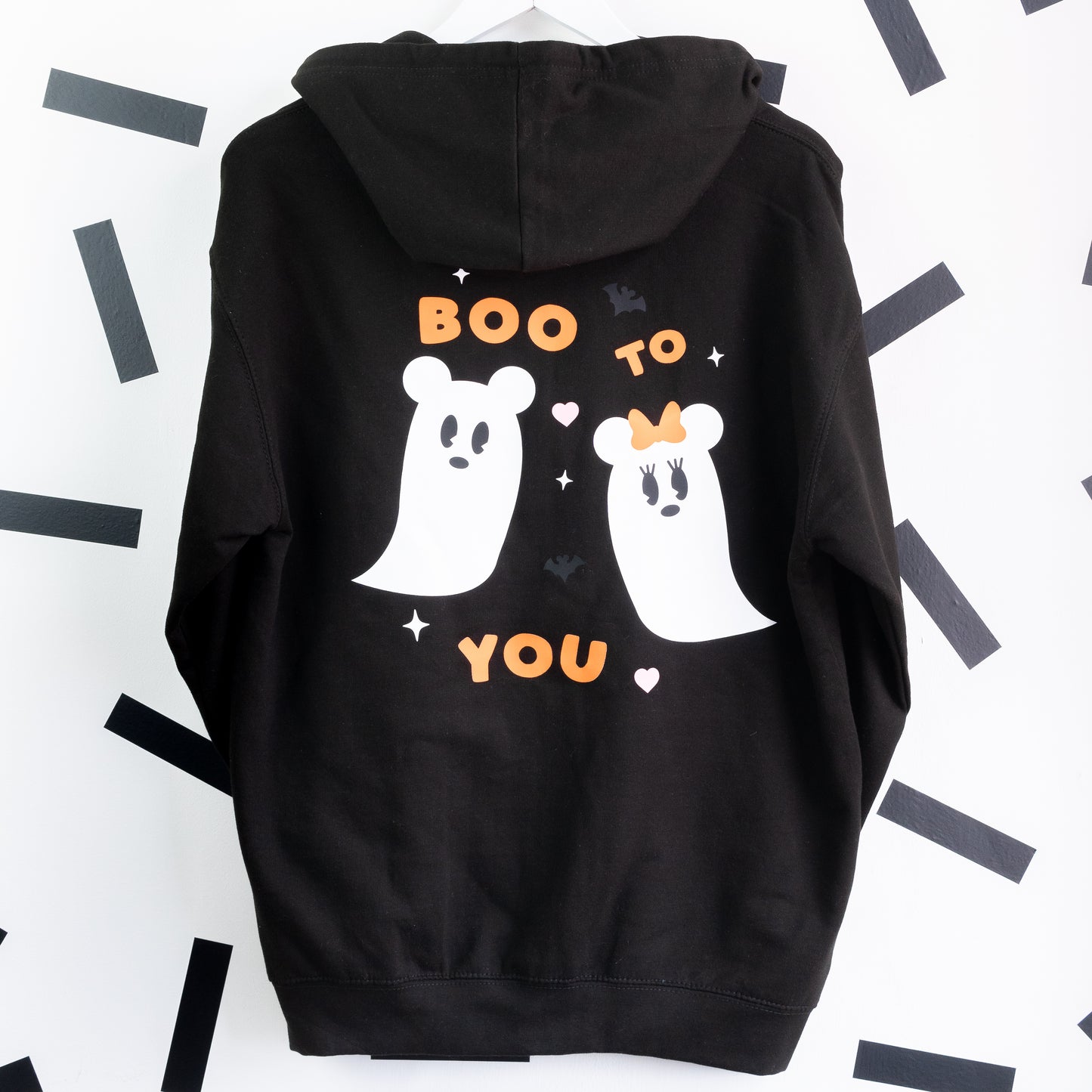 Boo To You Mickey & Minnie Ghosts Zip Up Hoodie