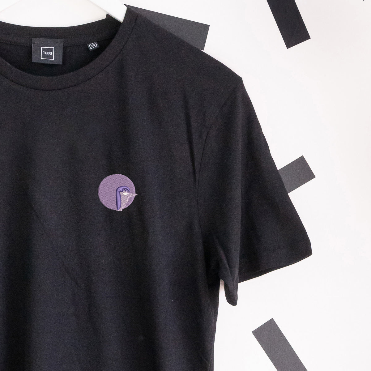 Ennui Embroidered T-Shirt - Black
