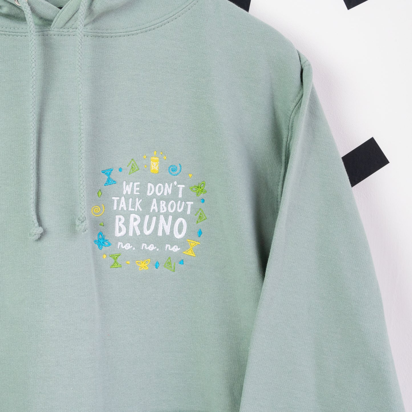 "We Don't Talk About Bruno" Embroidered Hoodie