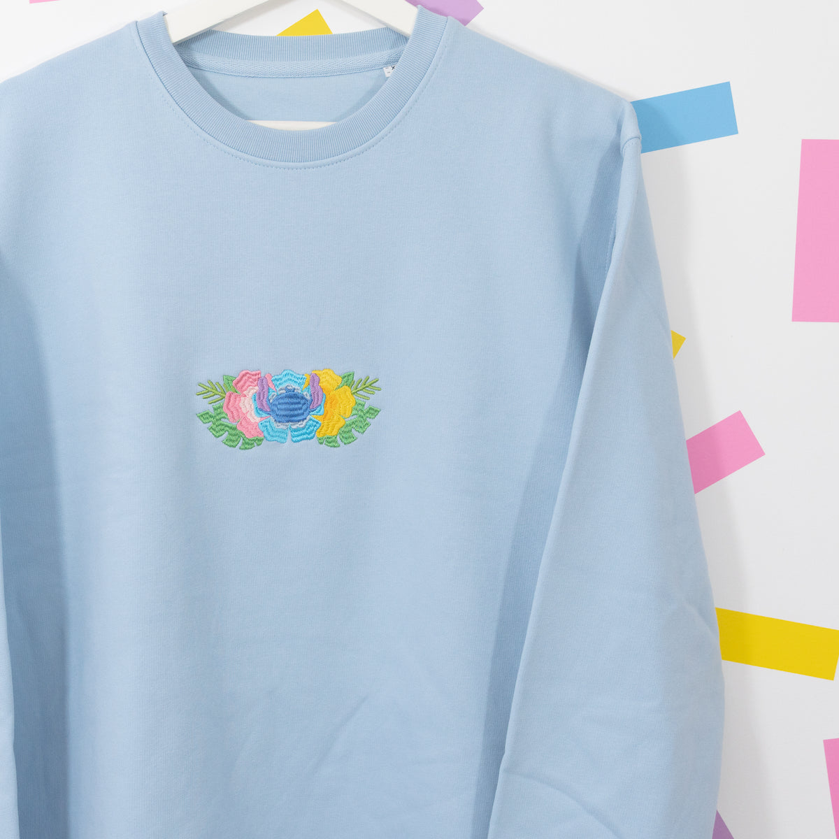 Sample - Stitch Floral Embroidered Jumper