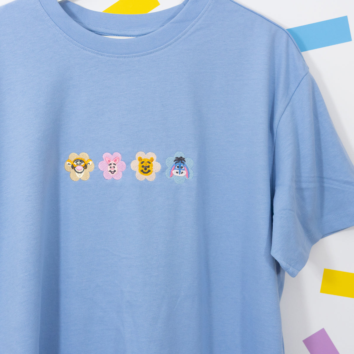Sample - Winnie & Pals Floral Oversize Tee - Blue