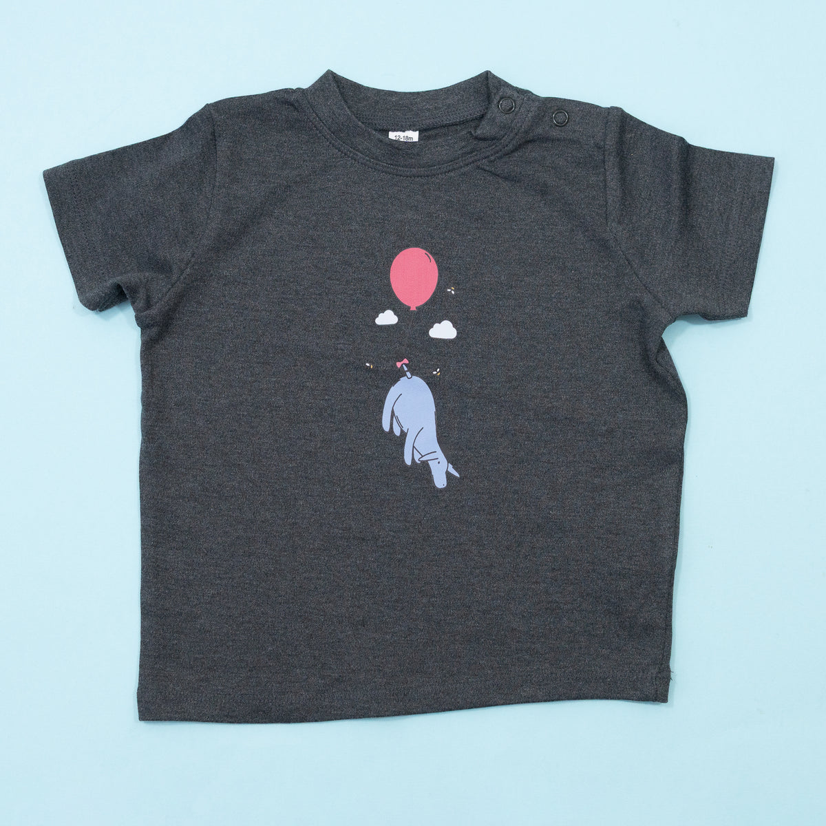 Sample - Eeyore Balloon Baby Grey Tee