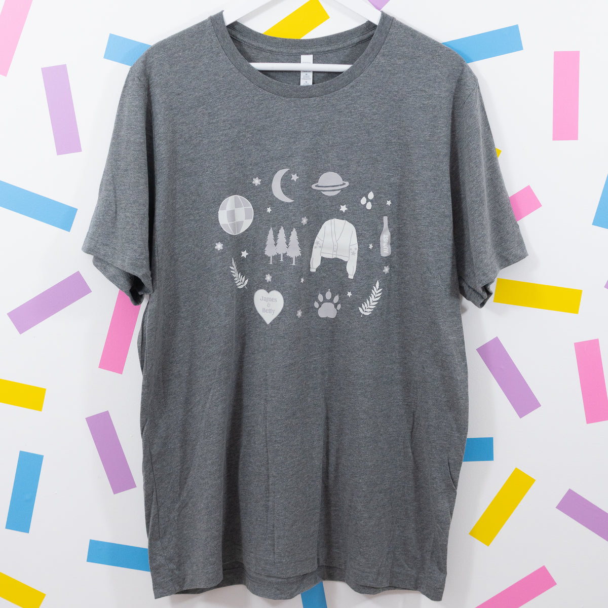 Sample - Taylor Swift Folklore Unisex T-Shirt - Dark Grey