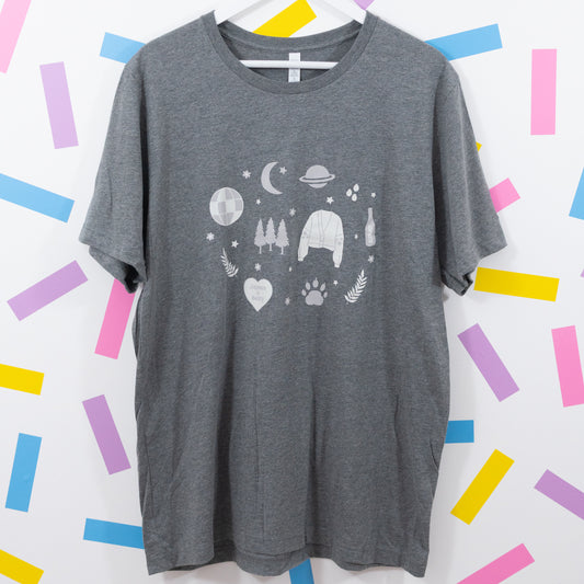 Sample - Taylor Swift Folklore Unisex T-Shirt - Dark Grey