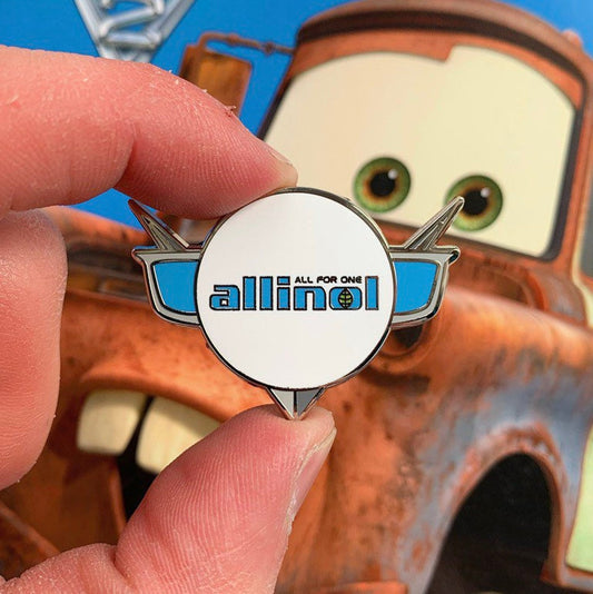 Cars 2 Allinol Enamel Pin