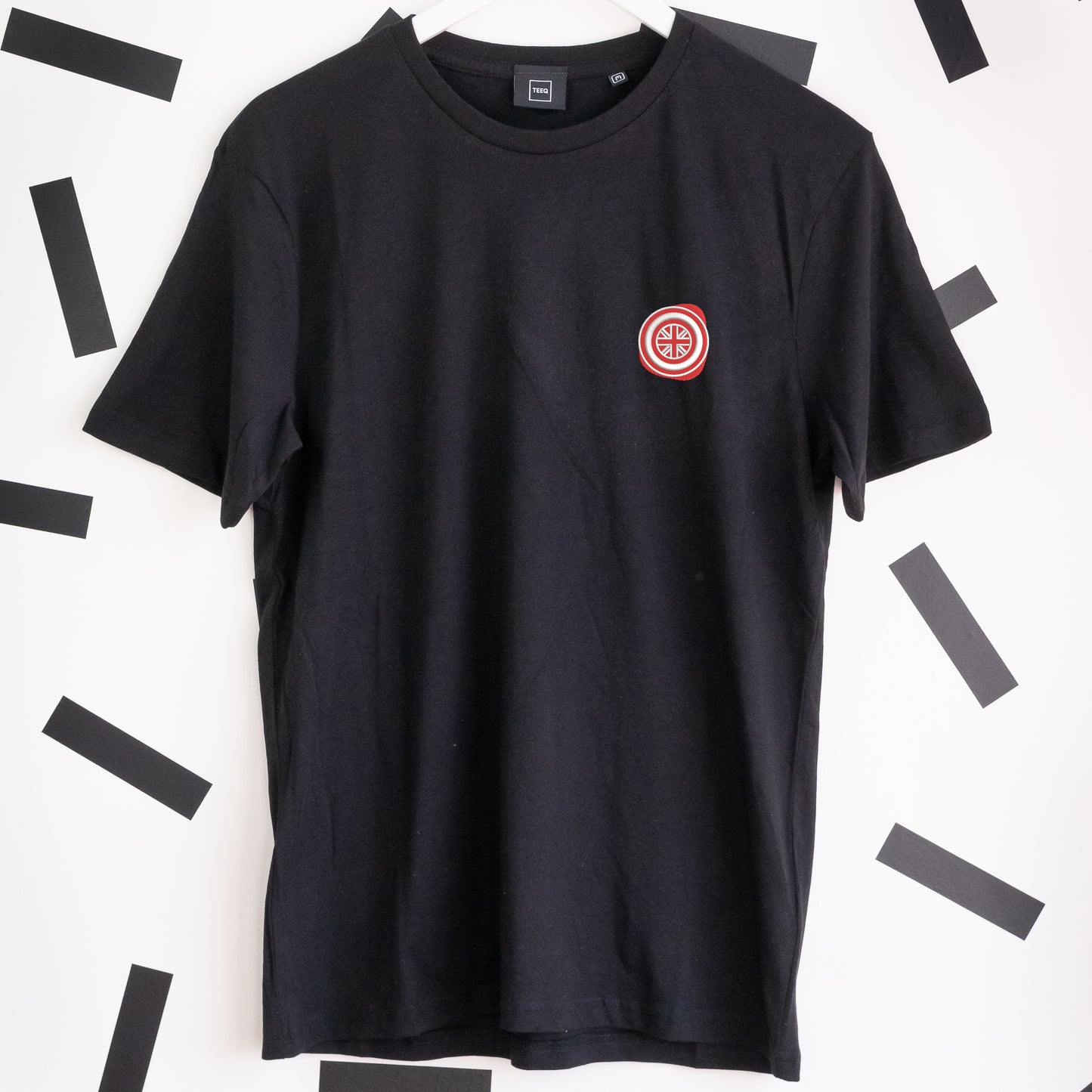 Captain Carter Embroidered T-Shirt - Black