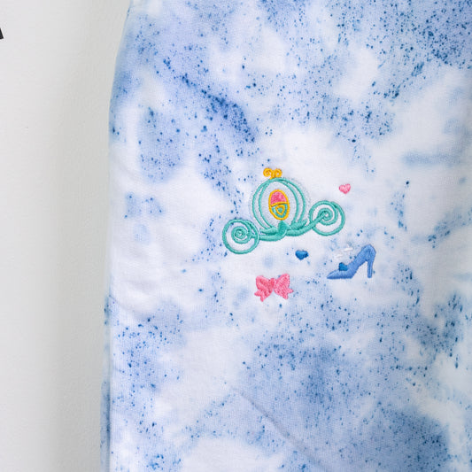 Cinderella Embroidered Tie Dye Joggers