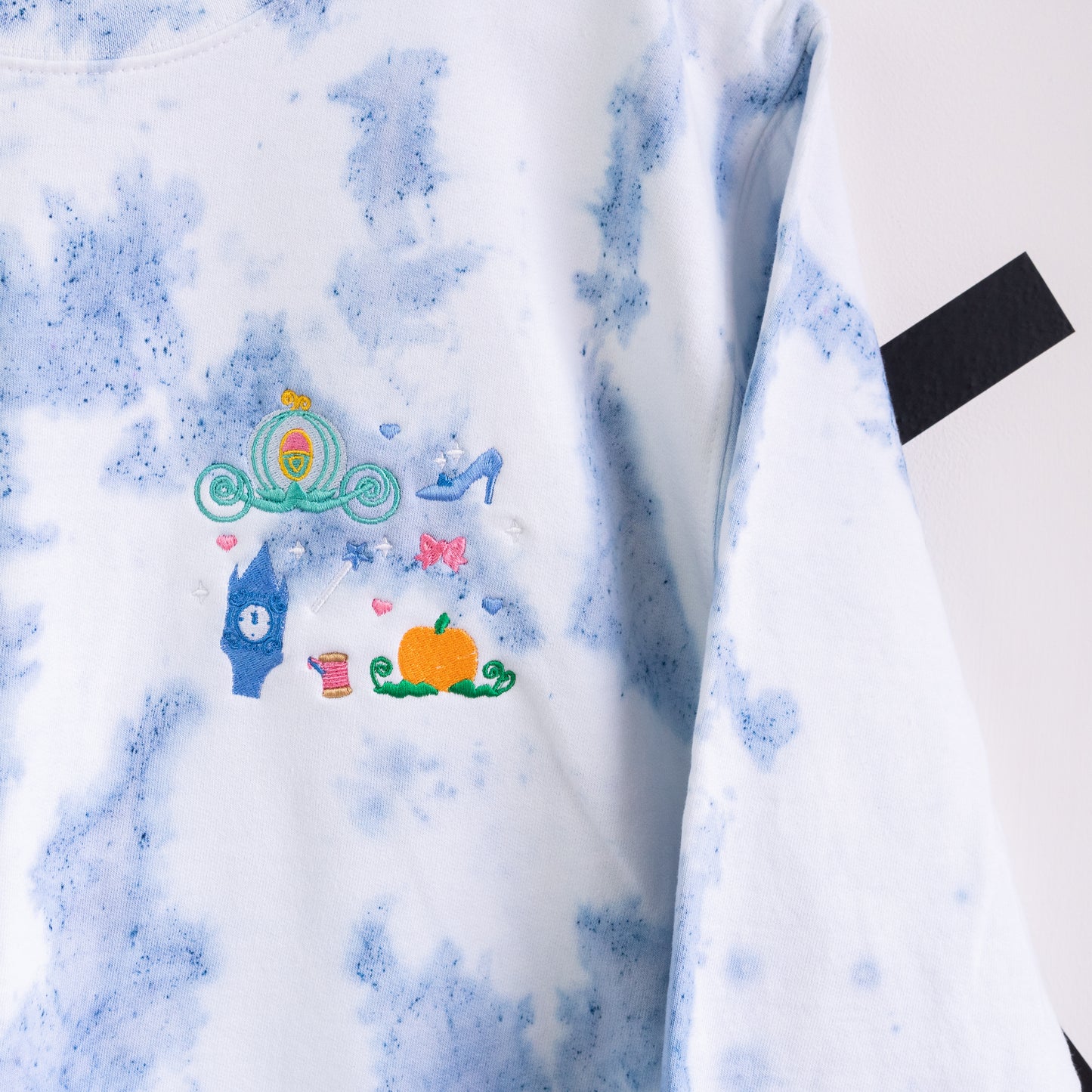 Cinderella Embroidered Tie Dye Jumper