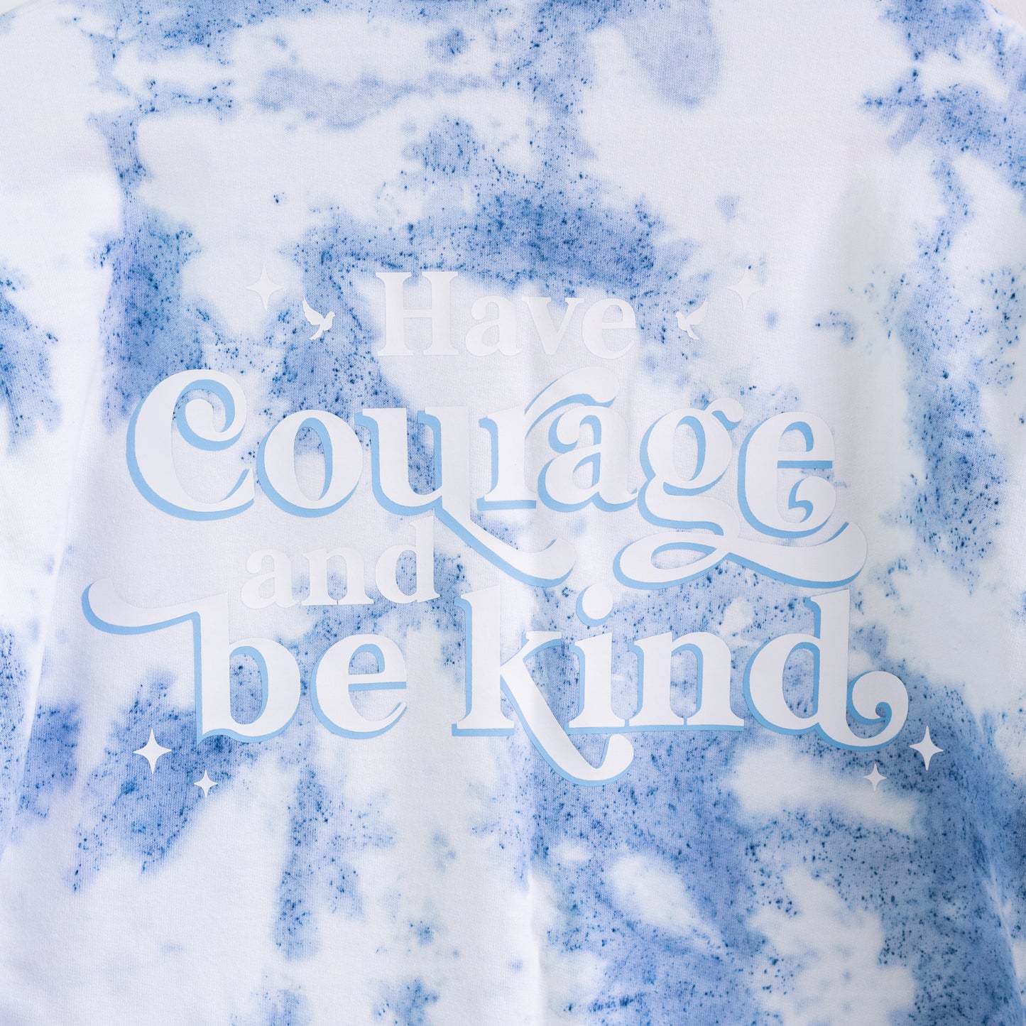 Cinderella Embroidered Tie Dye Jumper