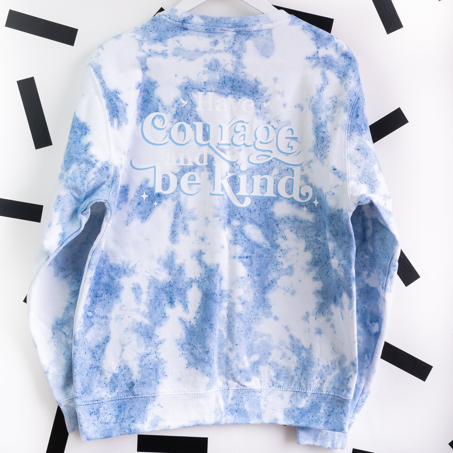 Cinderella Embroidered Tie Dye Jumper