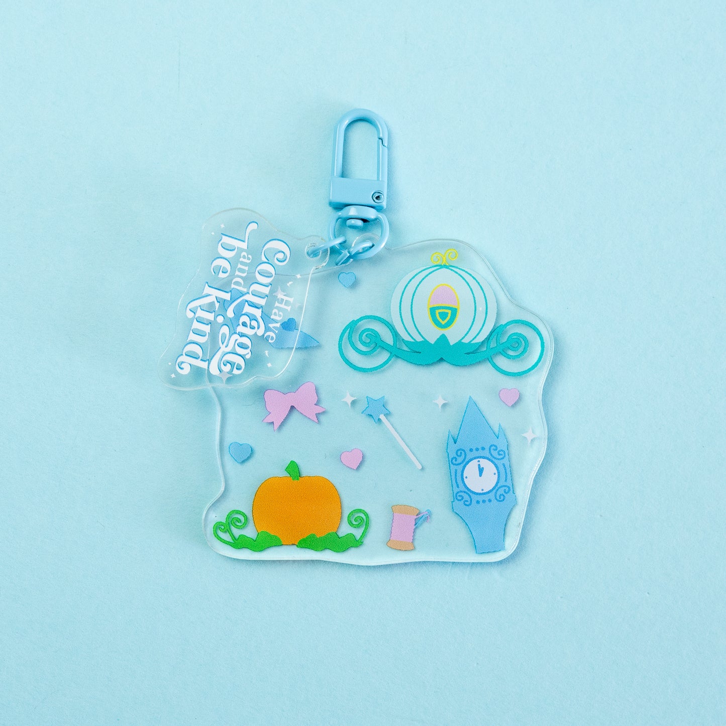 Cinderella "Have Courage & Be Kind" Keyring