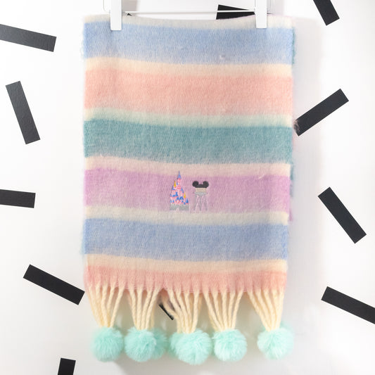 DLP Pastel Embroidered Scarf