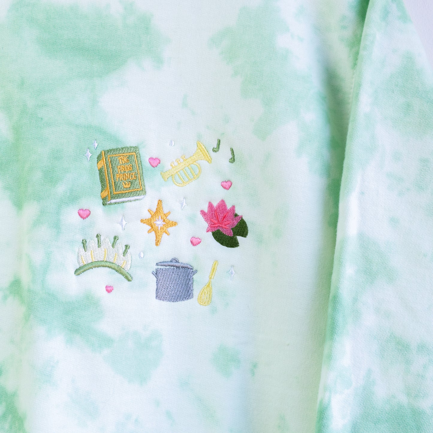 Tiana Embroidered Tie Dye Jumper