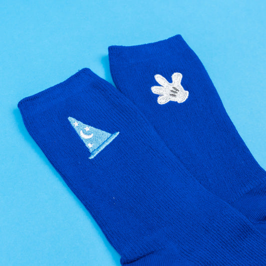 Sorcerer Mouse Embroidered Socks