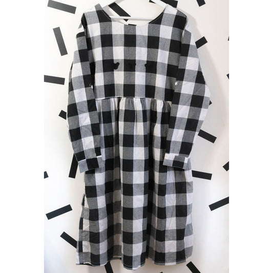 Sample - Mickey Plaid Dress - S/10UK