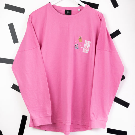 Kitty! Embroidered Jersey