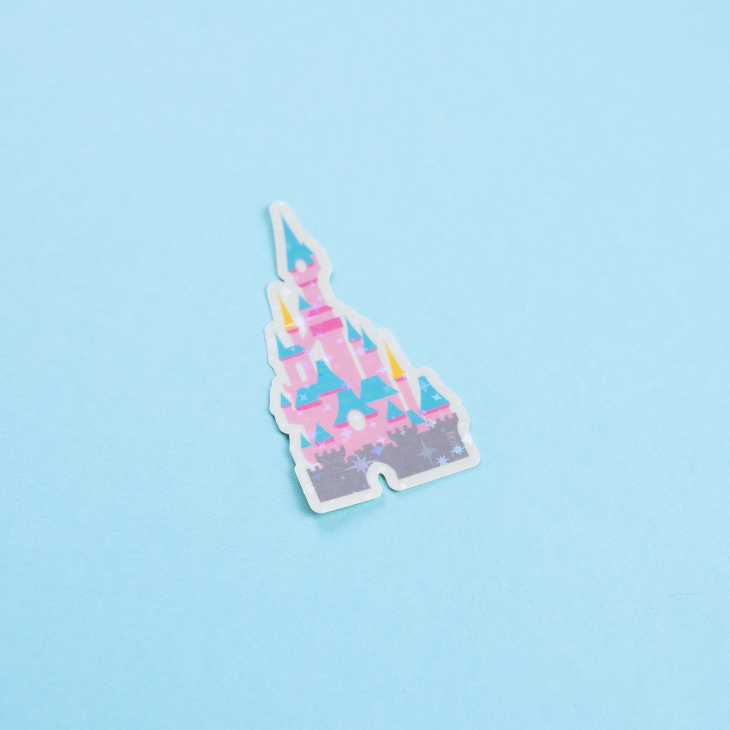 Disneyland Paris Park Sparkly Vinyl Stickers