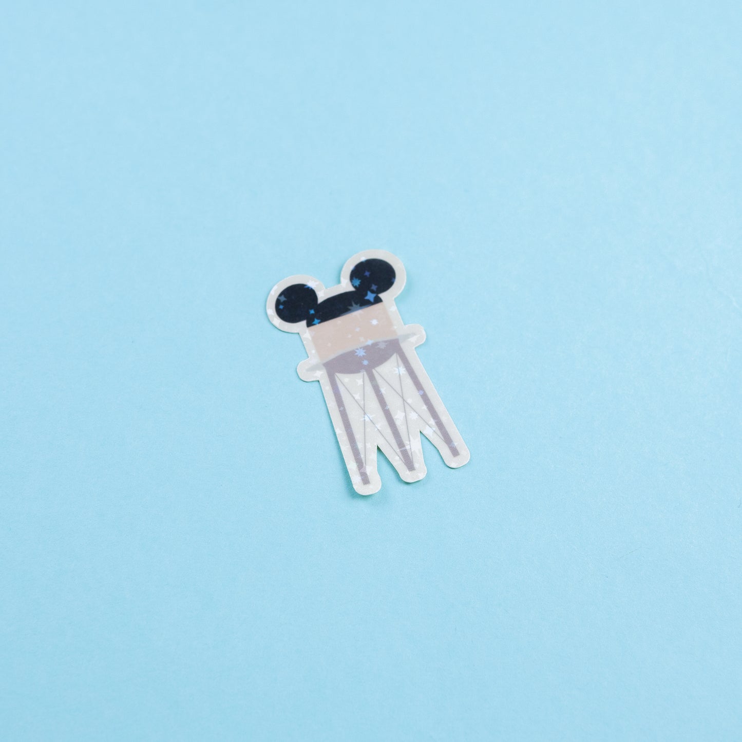 Disneyland Paris Park Sparkly Vinyl Stickers