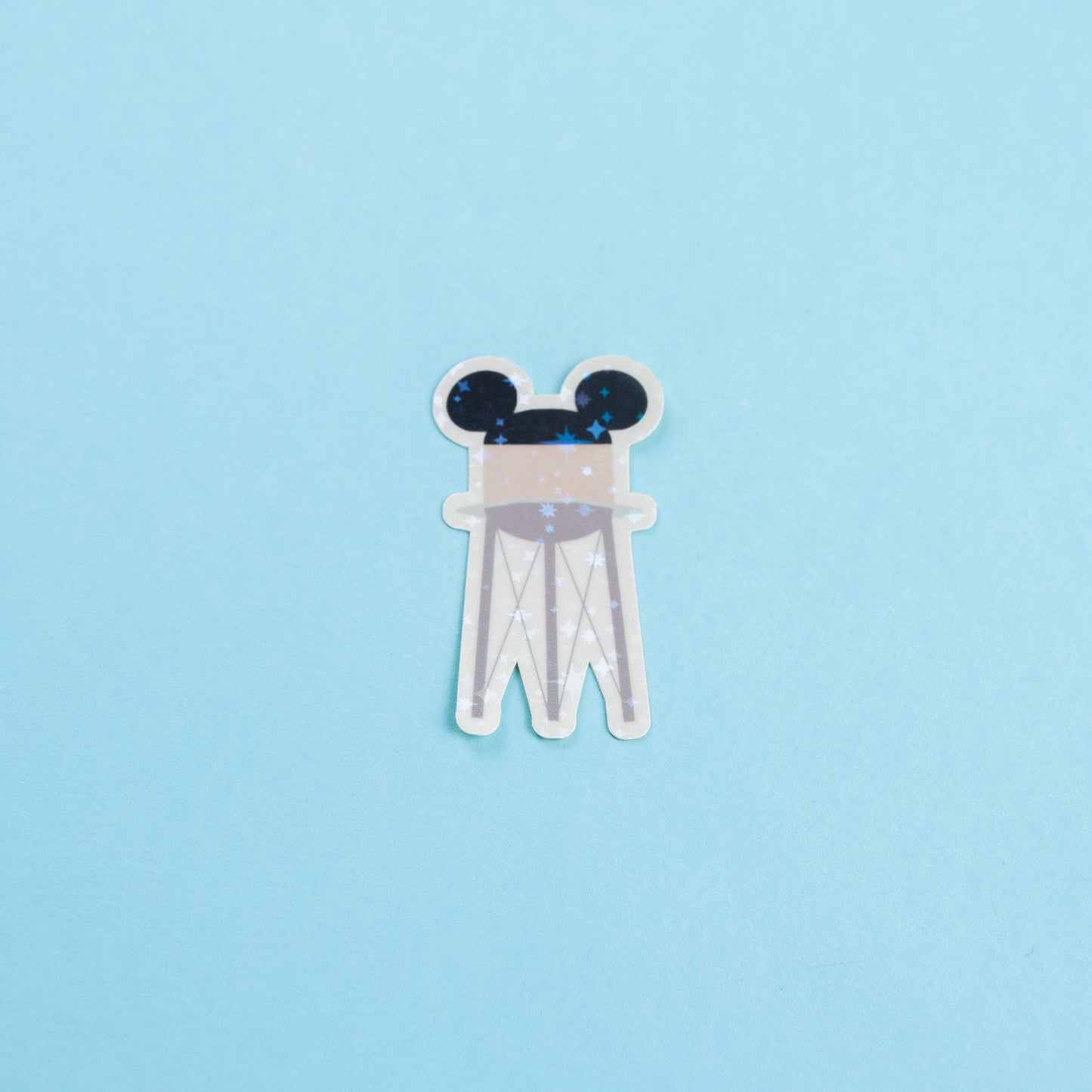 Disneyland Paris Park Sparkly Vinyl Stickers