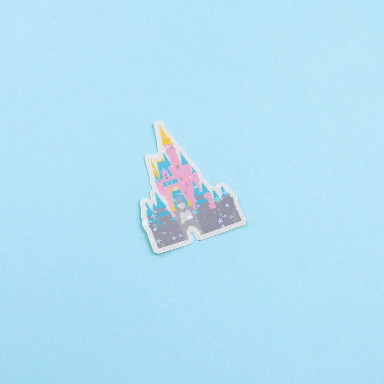 Walt Disney World Park Sparkly Vinyl Stickers