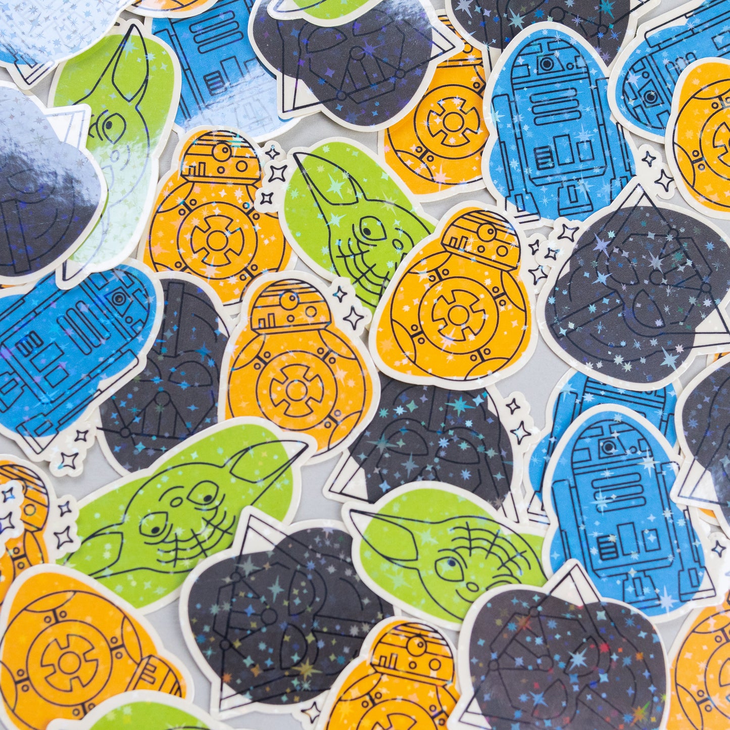 Star Wars Sparkly Vinyl Stickers