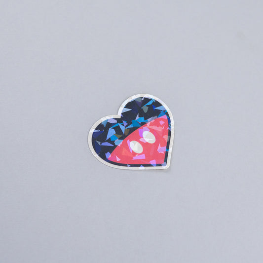 Mickey Heart Sparkly Vinyl Stickers