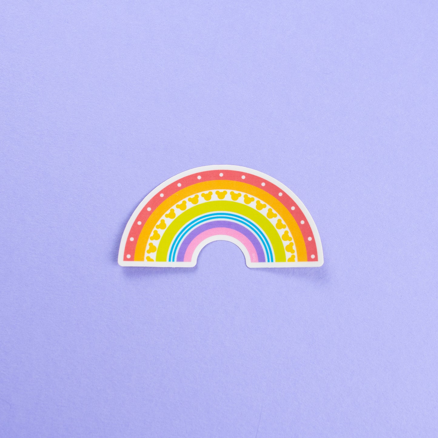 Mickey Rainbow Vinyl Stickers