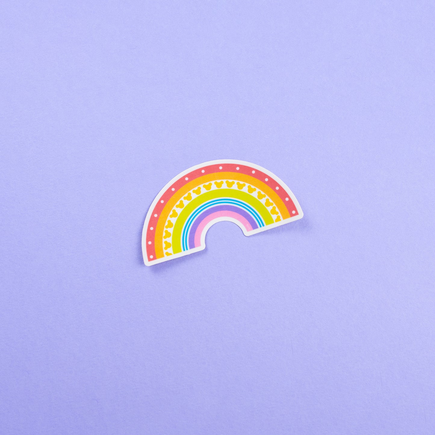 Mickey Rainbow Vinyl Stickers