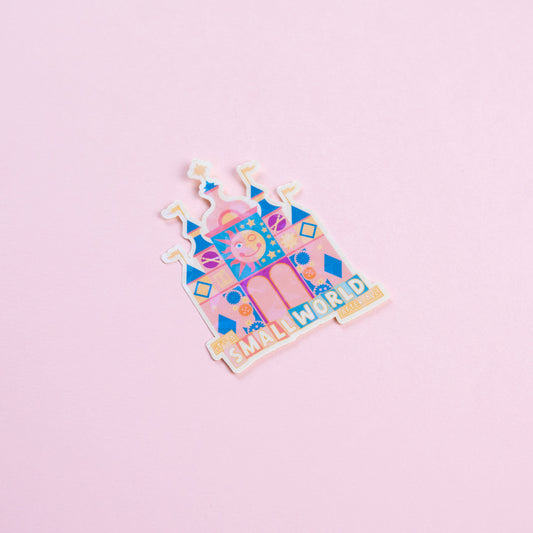 It's A Small World Sparkly Vinyl Stickers
