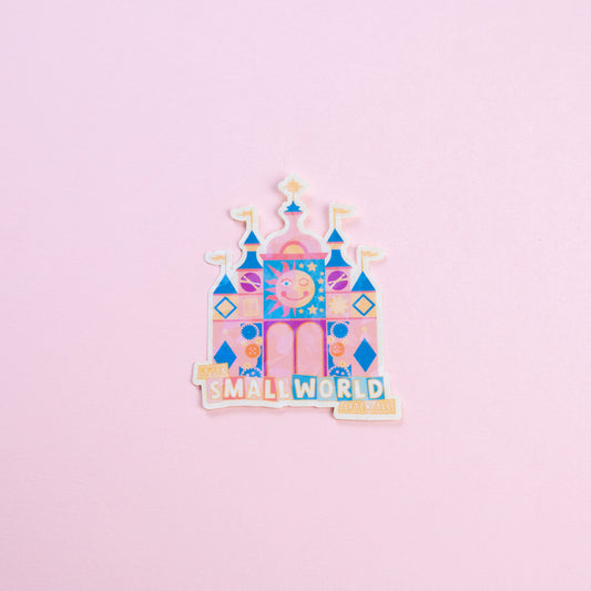 It's A Small World Sparkly Vinyl Stickers