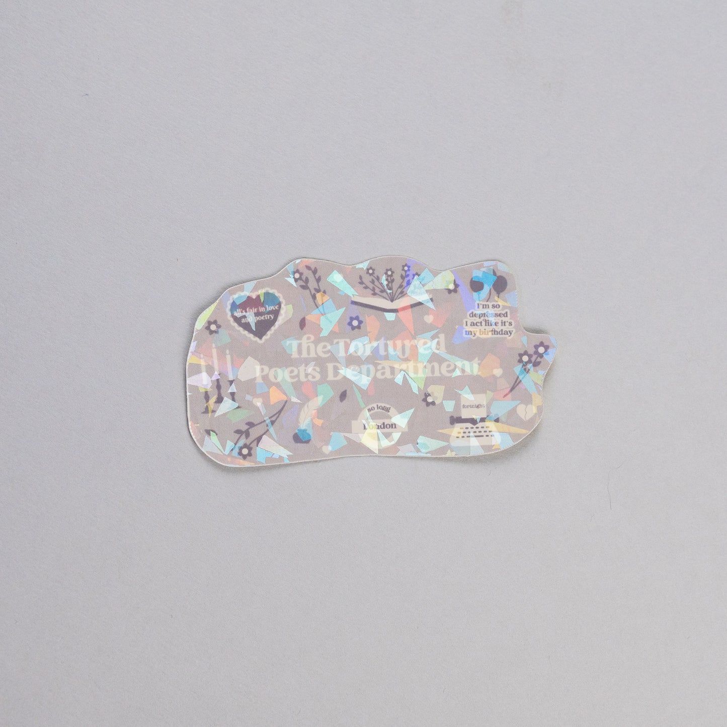 Taylor Swift Era Sparkly Vinyl Stickers