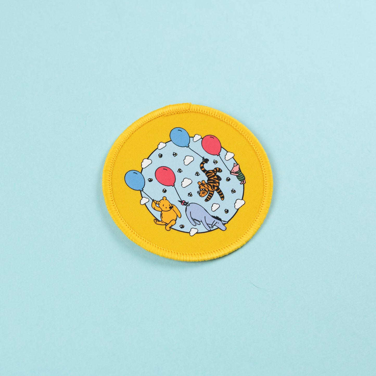 Winnie and Pals Balloons Printed Patches