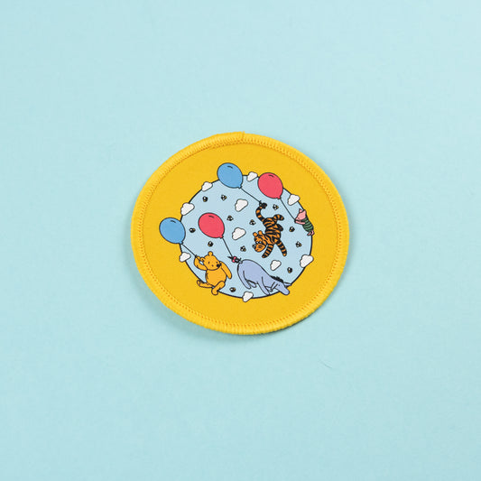 Winnie and Pals Balloons Printed Patches