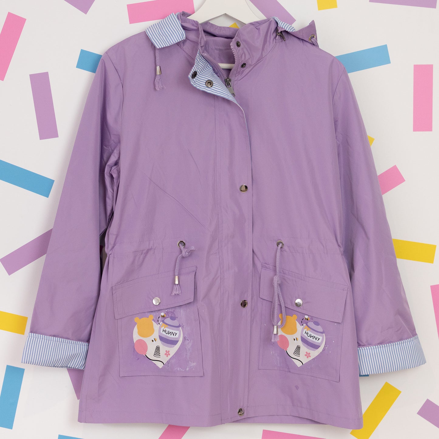 Sample/Seconds - Winnie Heart Purple Coat - Small