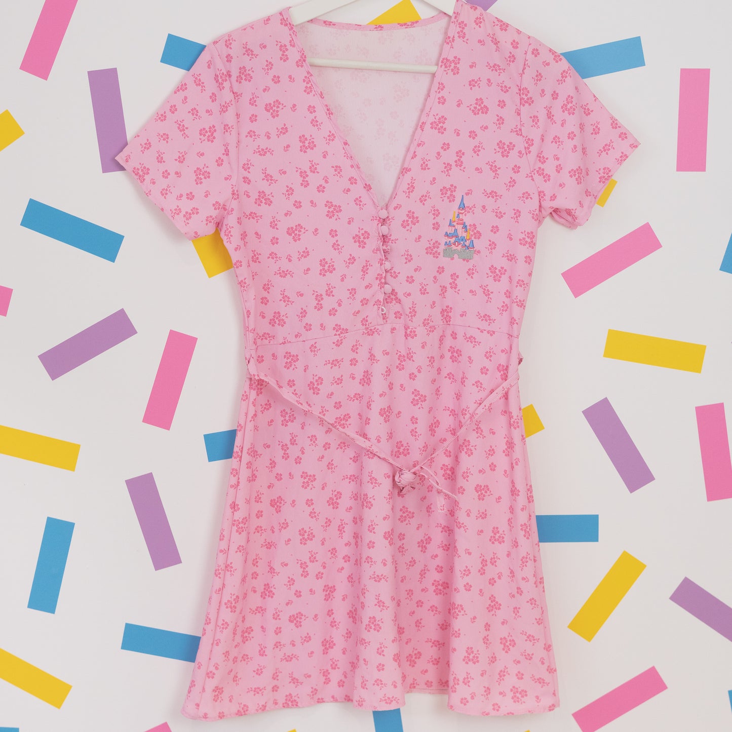 Sample - DLP Castle Pattern Tea Dress - 10UK