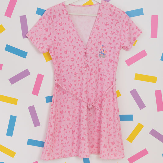 Sample - DLP Castle Pattern Tea Dress - 10UK