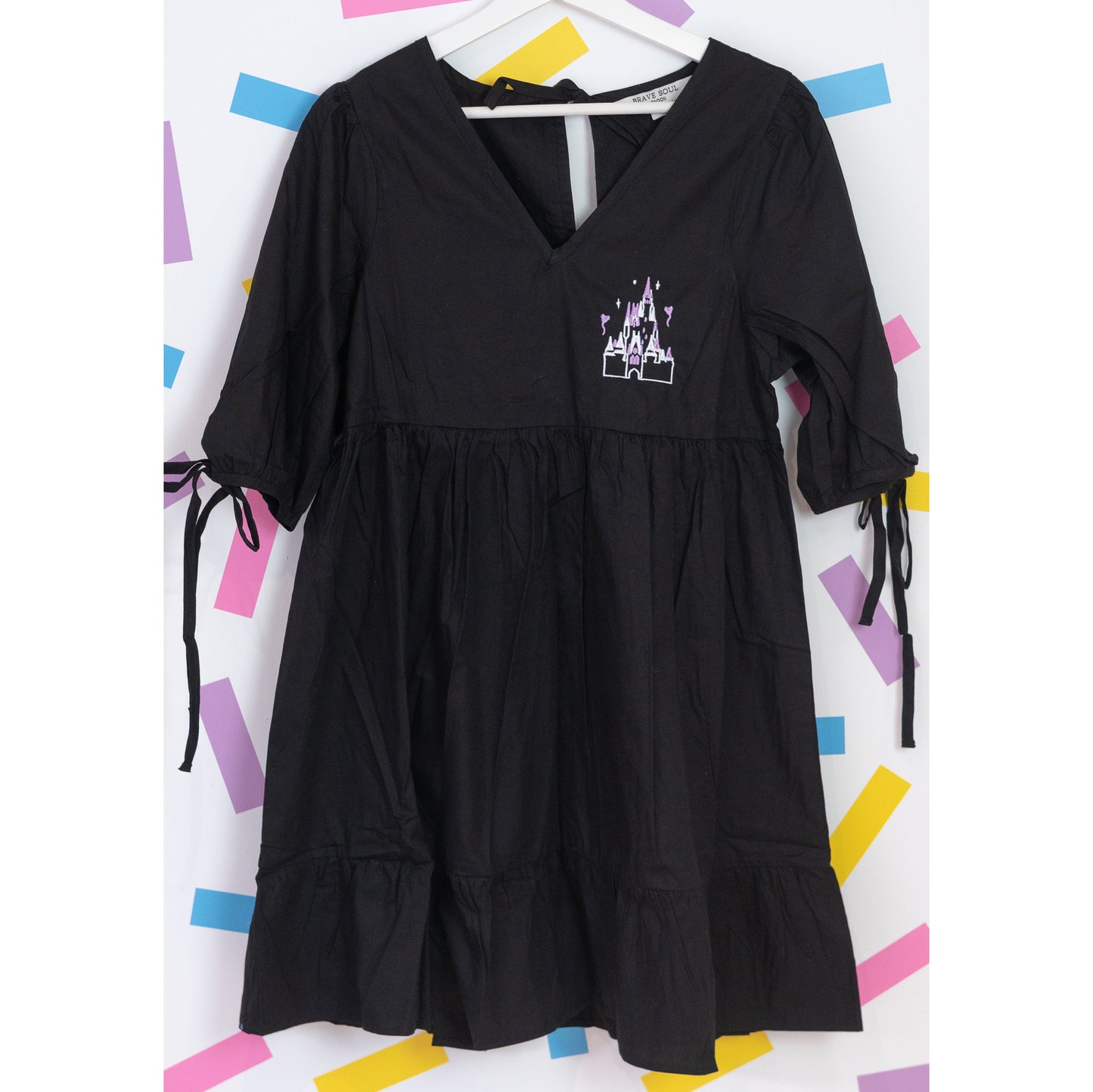 Sample - Purple Castle Black Tie Dress