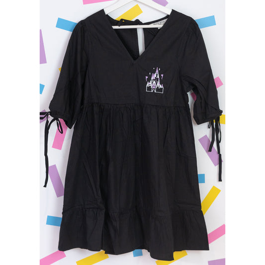 Sample - Purple Castle Black Tie Dress