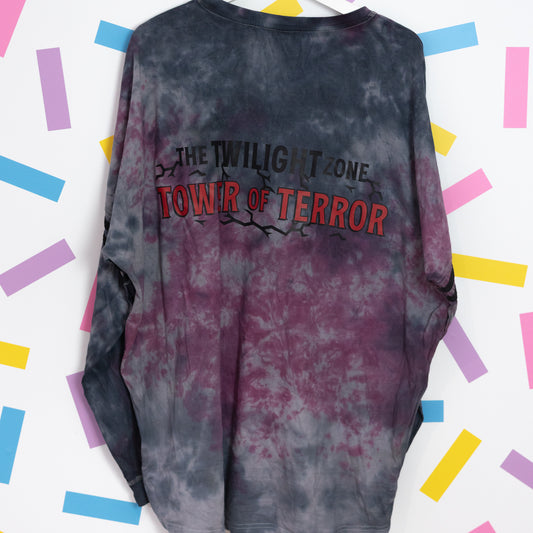 Sample - Tower of Terror Printed Tie Dye Jersey - 2XL