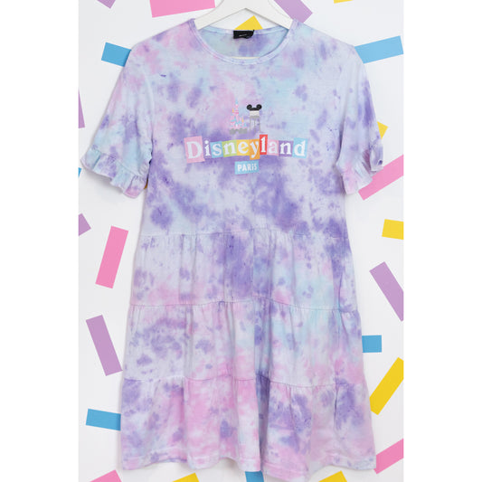 Sample - DLP Tie Dye Printed Dress - 10UK